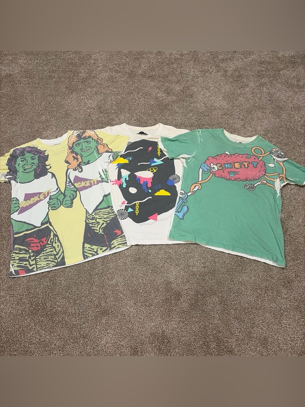 Rockett Vintage Dye sublimation small T-shirt bundle